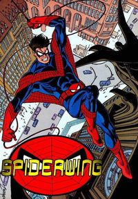 Spiderwing, a Mash Up of Nightwing and Spider-Man by Jose Luis Garcia-Lopez