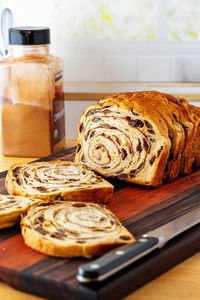 Cinnamon raisin bread is full of plump, juicy raisins and a spectacular swirl of cinnamon sugar throughout. I will show you how to make it.