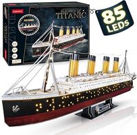 Amazon.com: CubicFun Titanic 3D LED Puzzles for Adults 88 CM 266 Pieces,Titanic Toys for Adults Teens, Home Decor Birthday Gifts Adults Easter Gifts Teacher Gifts : Toys & Games