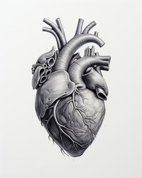 Embark on a journey into the beauty of human anatomy with a mesmerizing pencil sketch of the human heart. ❤ This artwork delves into the depths of medical illustration, celebrating the complexity and elegance of the heart's form. #HumanHeartArt #AnatomyIllustration #PencilSketch #GalleryWorthy #ArtisticElegance #MedicalArtistry #ArtisticMasterpiece #AnatomicalBeauty #HeartHealth #MedicalIllustration #MedicalProfessionals #InnerWorkings #CardiovascularArt #ArtisticExpression #Midjourney