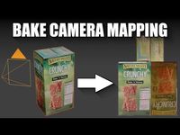 (139) Blender 2.8 Bake camera mapped projected texture tutorial - YouTube