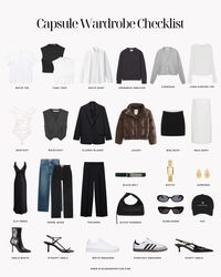 Capsule Wardrobe Checklist: The 26 Essentials - Stolen Inspiration | #style #fashion #women #outfit #classyfashion