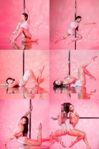 Save for inspiration for your next pole dance photoshoot! ✨

- Model: @10969ck (IG) / @SpinwithCK (TikTok)
- Production: The Pole Sis Poleduction, Thailand