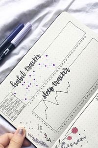 Check out the best purple themed bullet journal spreads and layout ideas for inspiration! #bujo #bulletjournal #bujoideas #bujotheme