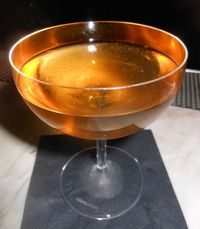 Noble Order 1 1/2 oz Famous Grouse Blended Scotch 3/4 oz Dolin Dry Vermouth 1/2 oz Amaro Nonino 1/4 oz Marie Brizard Apricot Liqueur  Stir with ice and ...