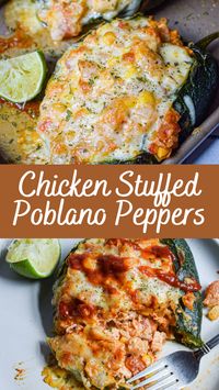 Chicken Stuffed Poblano Peppers Recipe | Cheff Recipes