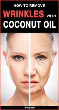 WOW! What a miracle! It took 30 years off her, LOL! Though coconut oil is very good for many things, it won't make someone look like this. How to Remove Wrinkles with Coconut Oil