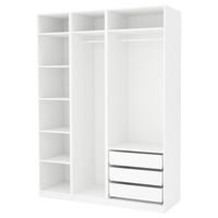 PAX wardrobe, white, 175x58x236 cm (687/8x227/8x931/8") - IKEA CA