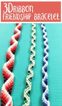 Such a cool summer camp craft for teens - this friendship bracelet pattern is gorgeous and next level