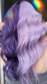 Transform your hair into this dreamy, faded pastel purple! 💜 Discover the perfect colour idea that'll leave you feeling cute. Our light purple, hydrating and glossy hair dye is the secret to achieving your soft aesthetic. Say goodbye to dull hair and hello to a vibrant, head-turning lavender. 💁‍♀️ Whether you're looking for a subtle change or a bold statement, this pastel purple shade is a versatile choice. 🌟 #GorgeousHair #FadedPastelPurple #LightPurple #HydratingHairDye #Y2KAesthetic 🌟