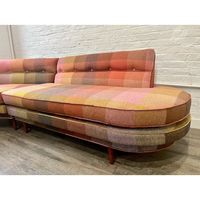 CUSTOM Mid-century 1950's Rainbow Pink Wool Plaid - Etsy