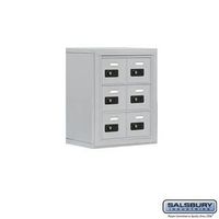 Salsbury Cell Phone Storage Locker - 6 A doors - 8 inch deep – Safe and Vault Store.com