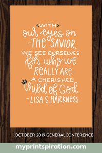 Well, well, well. Look who FINALLY got around to sharing some uplifting quotes from the women’s session of #generalconference — October 2019, to be exact. That session was crazy amazing! I think it’s a great time to be pondering those messages, reflecting on them, and applying them to our lives. Come to my blog and check out these 6 hand-lettered lds conference quotes, from Reyna Aburto, Lisa Harkness, Bonnie Cordon, and President Nelson, Eyring, and Oaks. #ldsconf