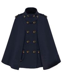 Double-breasted Dark Blue Cape. I just need to find one for men. But the style is fantastic.