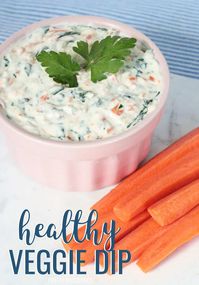 Healthy Vegetable Dip