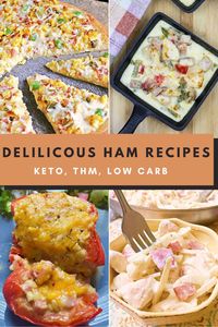 Today I'm sharing an amazing list of delicious low-carb and gluten-free recipes that are Keto Friendly and Trim Healthy Mama “S. These recipes are all about ham as the protein. They all will be great ways to repurpose any leftover ham from your holiday meals. Ham, Ham, and More Ham…