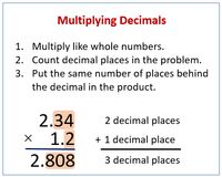 Multiplying Decimals