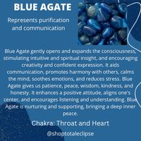 Blue agate crystal meaning