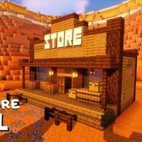 Do we rarely cover the wild west area where cowboys are living, ey? To fit any wild west buildings into Minecraft, you must find the badlands biome. With red sands and terracotta, it makes the place suitable for this general wild west store.