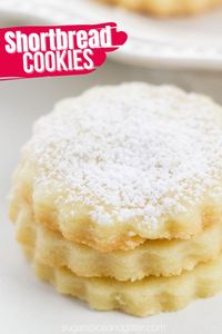 4-ingredient Scottish Shortbread is super easy to make and absolutely melts in your mouth with it’s buttery, not-too-sweet flavor and crumbly, tender texture.