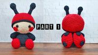 Desde divertida hasta curiosa esta bella amigurumi mariquita debería estar en tu colección, tanto para regalar o para decorar deja que Odinka Wisanind