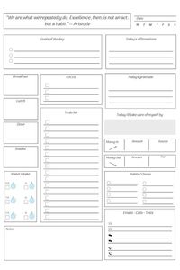 Do you need a simple, yet effecient tool to plan your day ? Check out our ADHD daily planner to organize, track and stay focused all day long ! This planner is perfect to increase your productivity level. It is an instant download and it can be printed or use it digitally. Let us know if it was helpful !