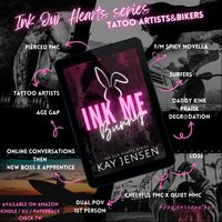 Ink Our Hearts (spicy novellas) series by Kay Jensen. 4th book coming to Amazon soon! #bikerromance #spicybooks #smutbooks #romancebooks #bookrecommendation 2024 reads | book recommendation | reading | read | book recs | romance | contemporary | mystery | crime | books | NA | novella | dark | books to read | book club | book shelves | tbr | books you should read | tiktok | booktok | booktoker | book lover | suspense | spicy | smut | age gap | aesthetic | Check TW