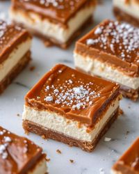 Salted Caramel Cheesecake Bars