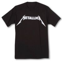 Take your fandom to the next level when you add this men's Metallica Graphic T-Shirt to your everyday ensemble. This black graphic tee features a solid-color design decorated with the iconic "Metallica" logo text in white — instantly updating your look and helping you show love for the legendary heavy metal pioneers. The simple crewneck design makes it easy to pair with anything from jeans to joggers; the 100% cotton construction keeps you comfortable for all-day wear. You can wear this shirt fo