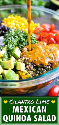 Elevate your meal prep with this vibrant Cilantro Lime Quinoa Salad, a refreshing gluten-free and vegan option that's bursting with flavor. Perfect for lunch or a light dinner, this salad combines fluffy quinoa with fresh cilantro, zesty lime, and a medley of colorful veggies. It's a nutritious and satisfying dish that will leave you feeling energized and ready to take on the day. Ideal for those who love a healthy twist on classic flavors, this salad is as easy to make as it is delicious.