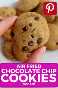 Air Fried Chocolate Chip Cookies (Small Batch) – Six Vegan Sisters