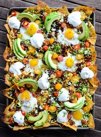 Huevos Rancheros Breakfast Nachos | The Every Kitchen