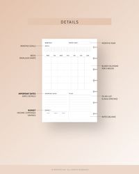 Month At A Glance, Monthly To do list, MO1P Layout, Digital Download, Budget Expense Tracker, Blank Calendar Template for Minimalist  [💡MonthlyJoy's Checkpoint!] 𝑴𝒐𝒏𝒕𝒉𝒍𝒚 𝑶𝒗𝒆𝒓𝒗𝒊𝒆𝒘 𝑯𝑷 𝑴𝒊𝒏𝒊 𝑷𝒍𝒂𝒏𝒏𝒆𝒓 𝑰𝒏𝒔𝒆𝒓𝒕𝒔 𝑷𝒓𝒊𝒏𝒕𝒂𝒃𝒍𝒆.  · Monday, Sunday Start included · Month & Year | Goals | Blank Calendar | Important Dates | Budget | To-do | Notes  [📏SIZE] HP Mini (4.625 x 7 inches, 117.5 x 177.8 mm)