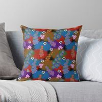 Get my art printed on awesome products. Support me at Redbubble #RBandME: https://www.redbubble.com/i/throw-pillow/Retro-Floral-Clouds-Psychedelic-Vaporwave-meets-Cottagecore-by-billingtonpix/91479557.5X2YF?asc=u