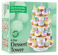 Wilton 4-Tier Cupcake and Dessert Tower