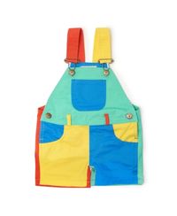 Dotty Dungarees Unisex Colorblock Overall Shorts - Baby, Little Kid, Big Kid