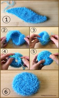 Round Knit Scrubby Pattern