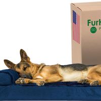 Furhaven Orthopedic Dog Bed for Large Dogs w/ Removable Bolsters & Washable Cove