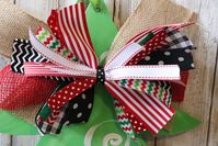 How to make a bow the easy way using pieces of scrap ribbon! This diy ribbon bow is so easy to make, you won't believe it!