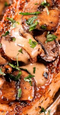 Boneless Pork Chops in Creamy Irish Whiskey Sauce