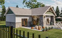 Craftsman Plan: 490 Square Feet - 963-00898