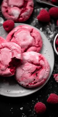 Raspberry Sugar Cookies - Chasety