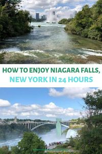 How to Enjoy Niagara Falls, New York in 24 Hours #newyork #nigarafalls #roadtrip #upstatenewyork #usatravel