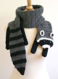 Wonderful DIY Cute Crochet Animal Scarves