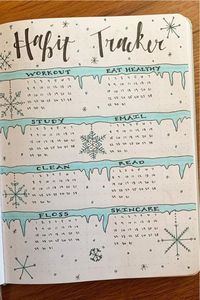 Check out the best December habit tracker ideas and spreads for inspiration! #bujo #bulletjournal #habittracker #bujospread