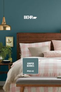 Get ready to hibernate with Juniper Berries PPU13-02. This peaceful color makes a big impact whether you paint your whole room or opt for just an accent wall.