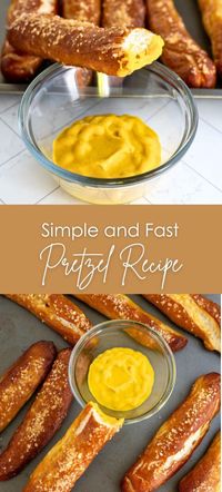 Simple and Fast Pretzel Recipe - Yummy and fully