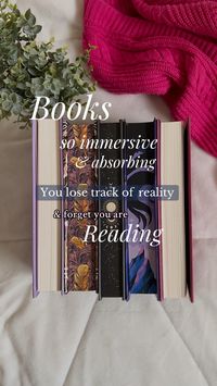 Immersive Fantasy/Romantasy Books to make you forget you arr reading.