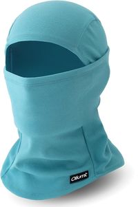 Oliumt Balaclava Ski Mask, Warm, Breathable & Lightweight, Full Coverage Fleece Winter Face Mask for Men & Women (Blue) at Amazon Men’s Clothing store