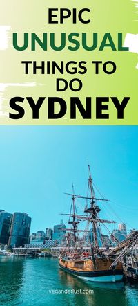 There are so many amazing things to do in Sydney Australia and besides the obvious ones like visiting the opera house there are also many great unusual things to do in Sydney.